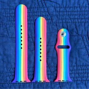 Authentic Apple, watch rainbow band